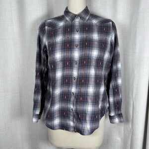 Ariat Real Billie Jean Aztec Western‎ Women's Medium Button Up Long Sleeve Shirt